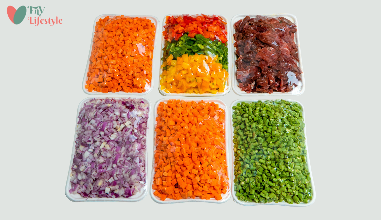 Beef Fried Rice Veggies Combo