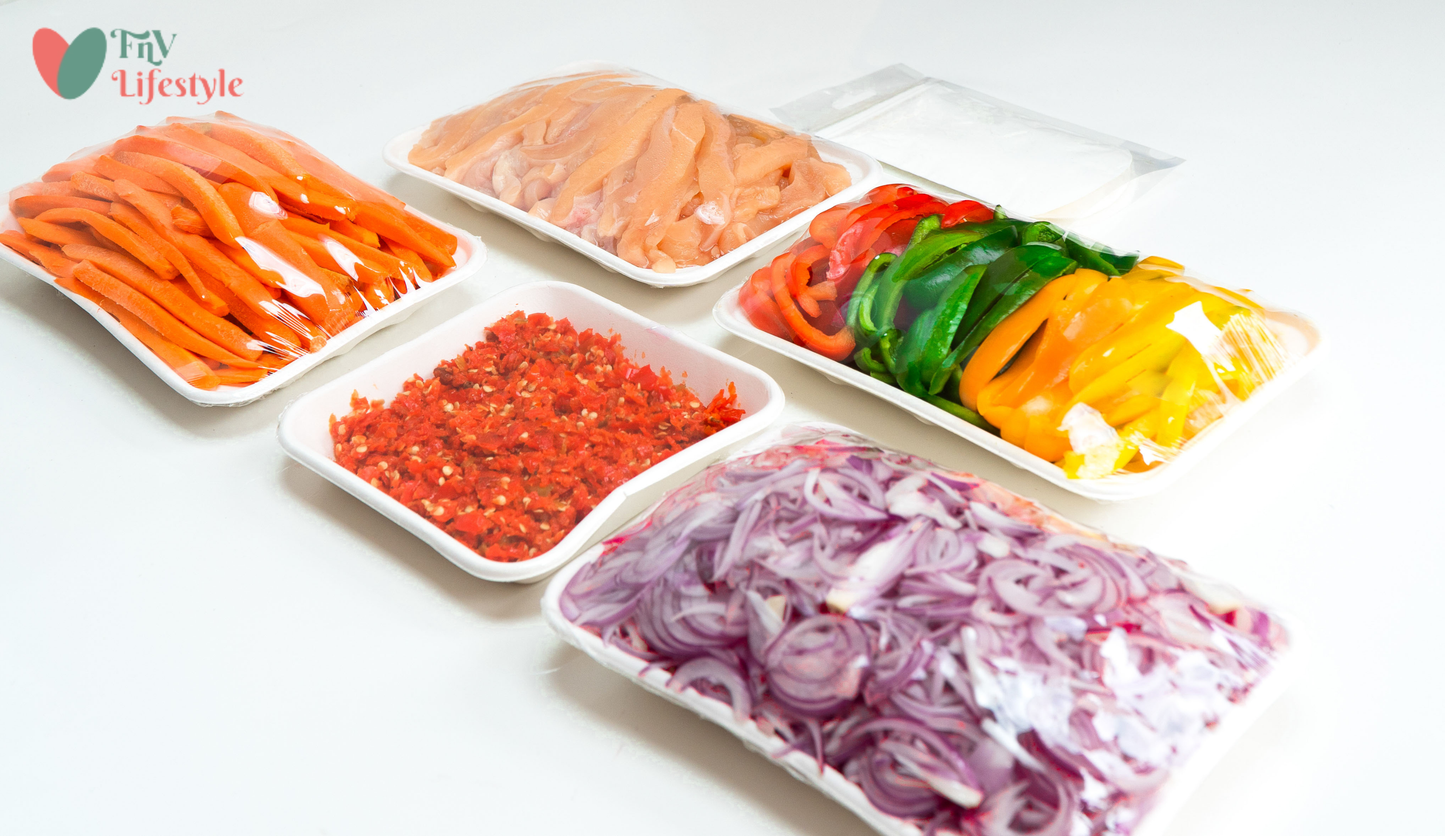 Chicken stir fry combo