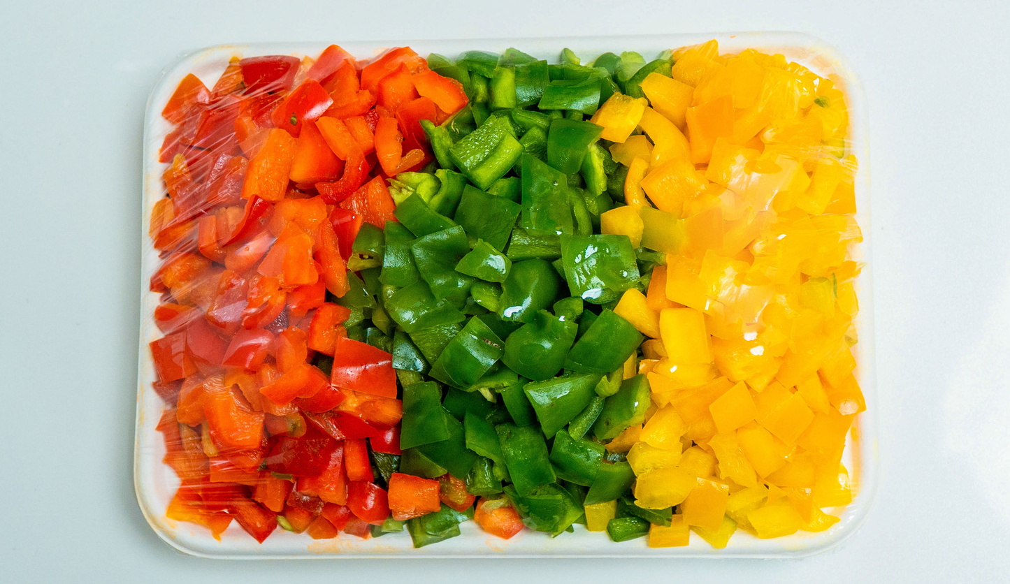 Mixed Bell Pepper Diced
